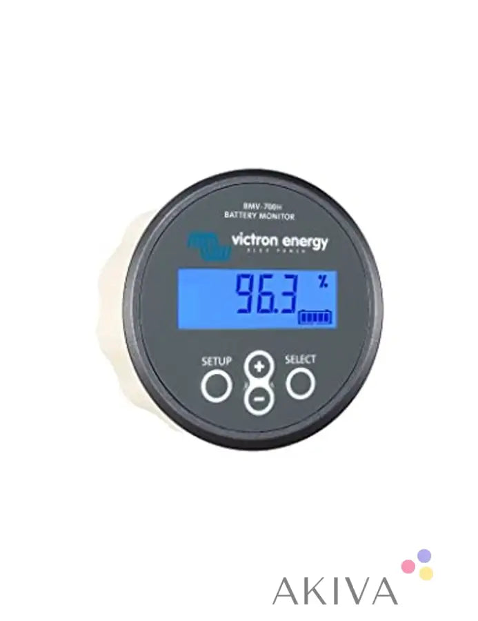 Circular digital display of Battery Monitor BMV-700H showing 95.3% charge level