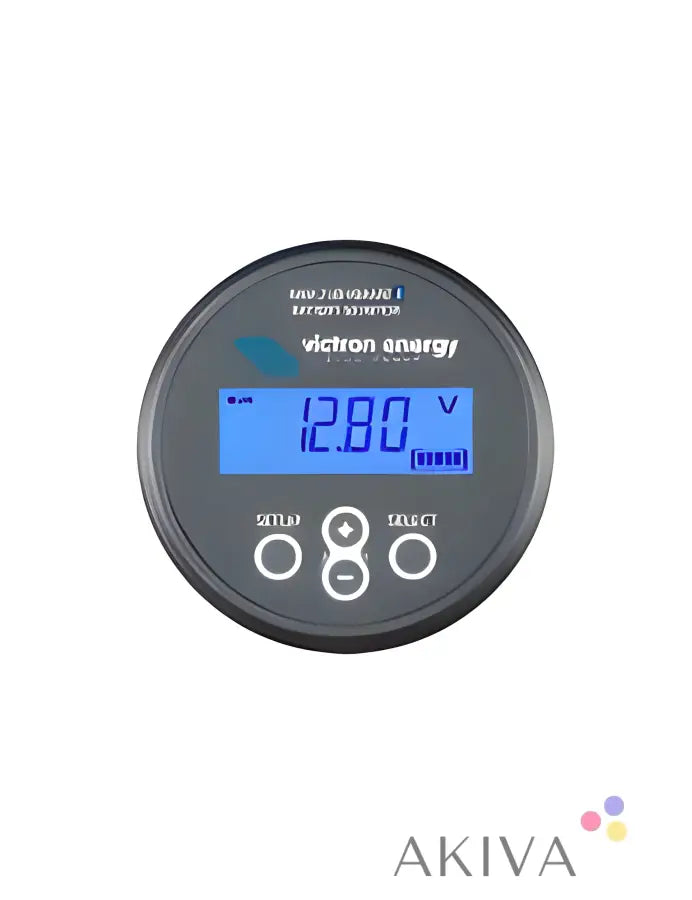 Round digital voltage meter with blue LCD display for Battery Monitor BMV-710H Smart