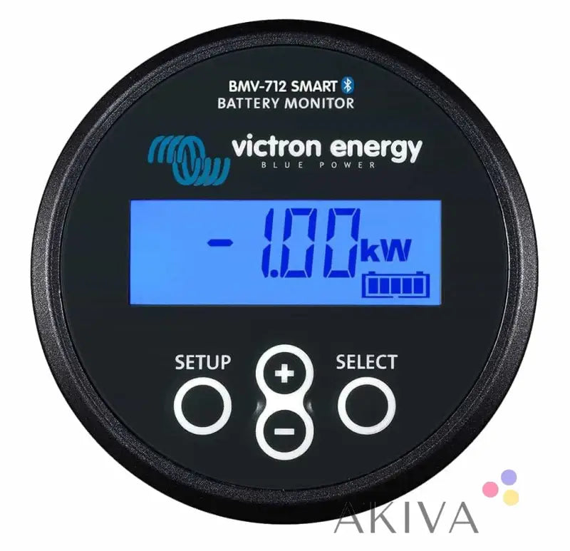 Victron Energy BMV-712 Smart battery monitor with blue LCD display and control buttons