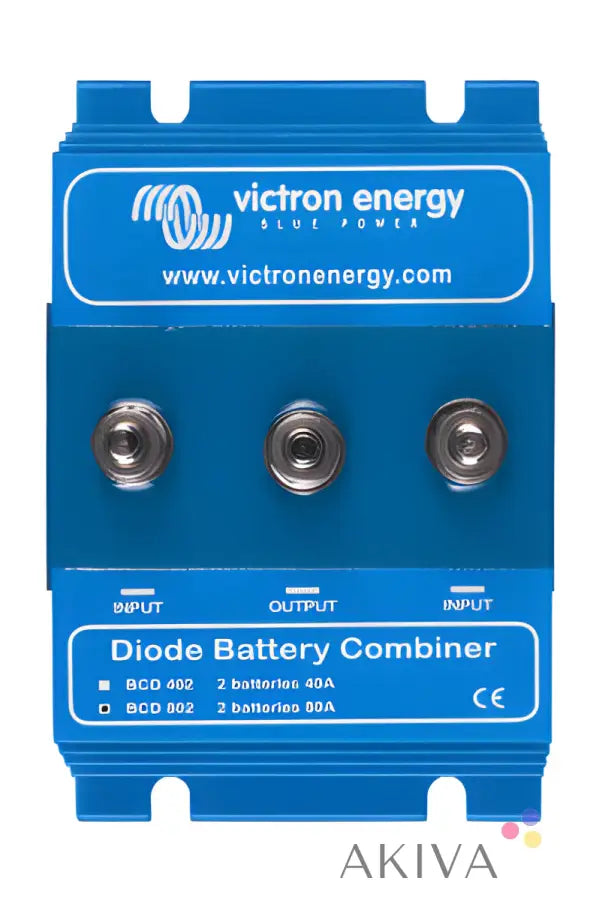 Blue Victron Energy BCD 802 2 Batteries 80A Combiner Diode for off-grid power solutions