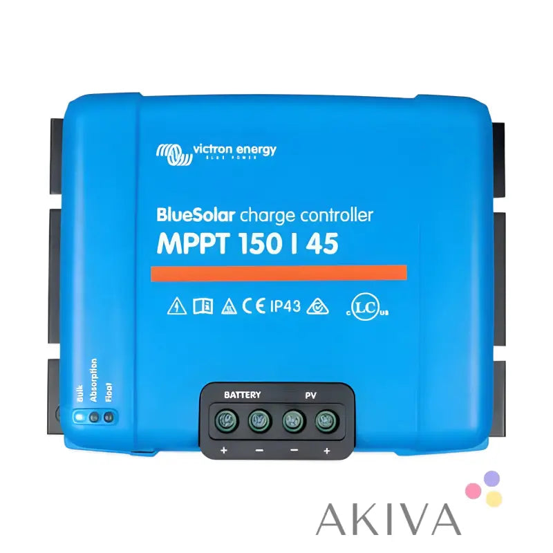 BlueSolar MPPT 150|45 charge controller from Victron Energy, ideal for off-grid power solutions