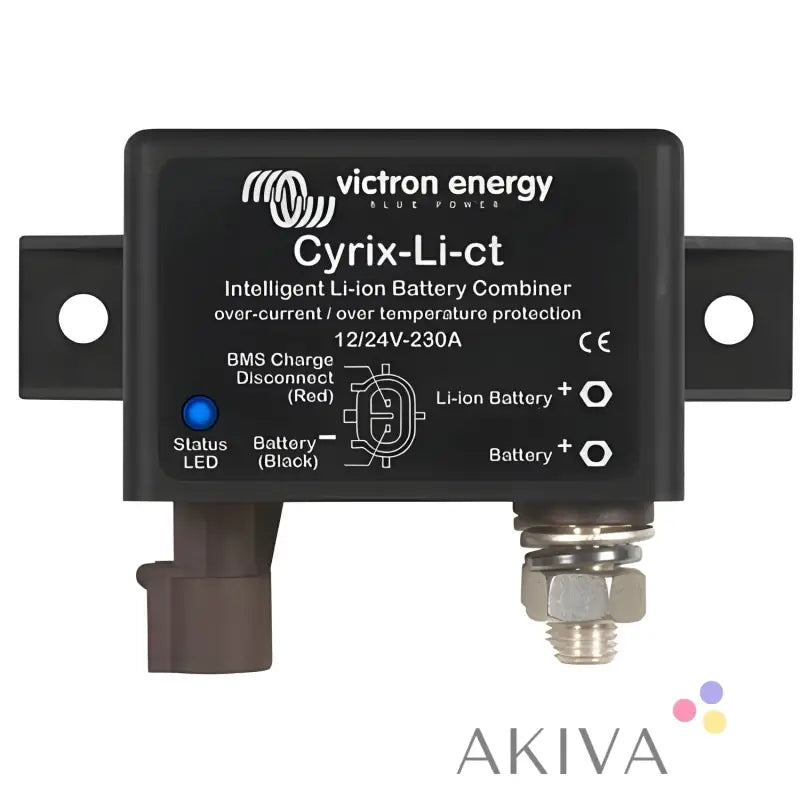 Victron Energy Cyrix-Li-ct 24V-120A intelligent Li-ion battery combiner with LED indicators