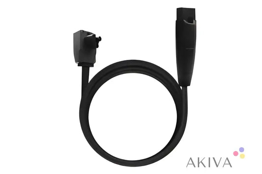 Black cable with various connectors, ideal for Ecoflow Hub and off-grid power solutions