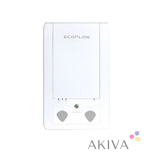 White tankless water heater with heart-shaped controls in ECOFLOW Smart Home Panel Combo