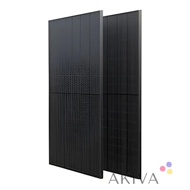 Black textured grid solar panels from the ECOFLOW 400W Rigid Solar Panel Combo