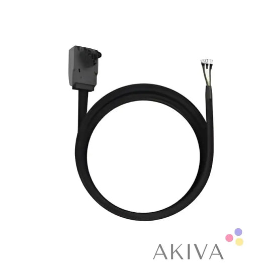 Black electrical power cord with connectors for ECOFLOW Power Hub AC Main use