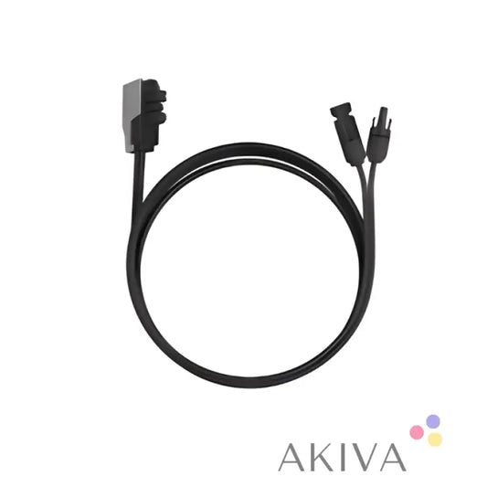 Black power cable with connectors for ECOFLOW Power Hub DC Main, 6 metres 6AWG