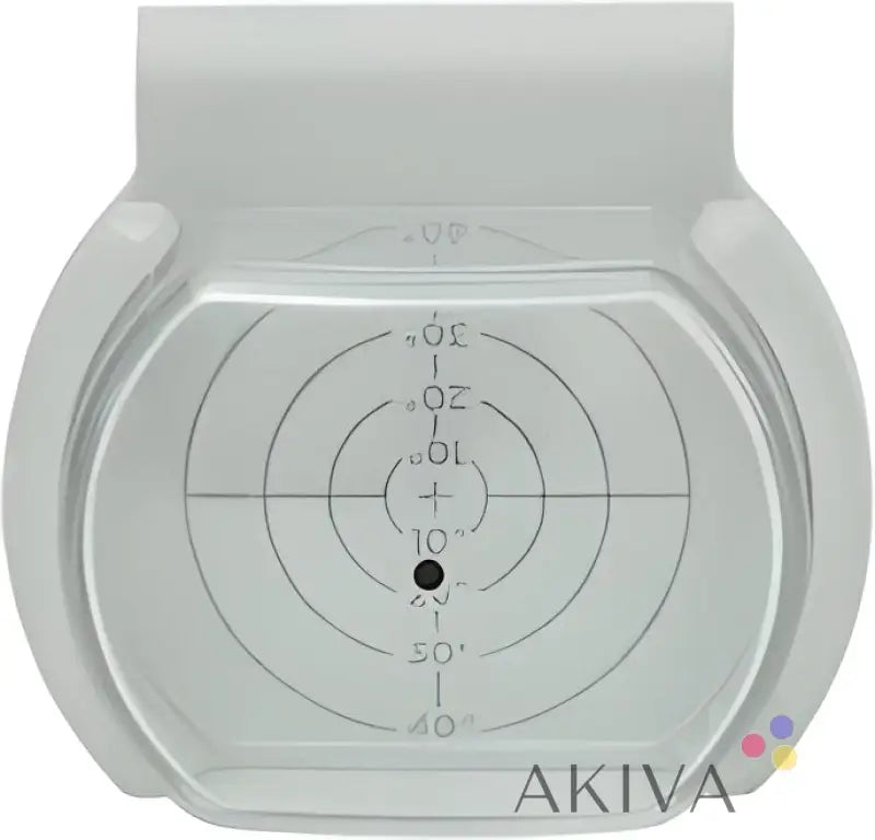 Circular bubble level with concentric rings for the EcoFlow Solar Angle Guide