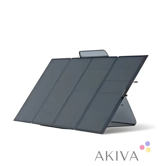 Portable EcoFlow Solar Panel with adjustable kickstand for efficient energy generation