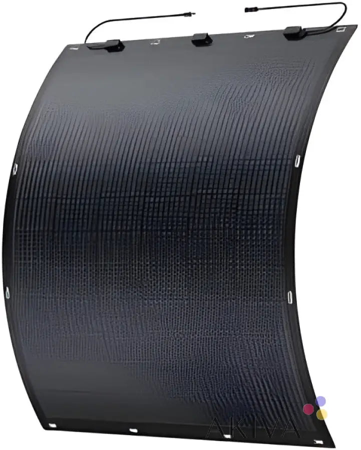 Flexible black ECOFLOW Solar Panel FLEX with mounting grommets along the edges