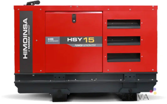 Red Himoinsa HBY15 diesel generator with black ventilation for Himoinsa Generator HSY-15-M5 S5 230V