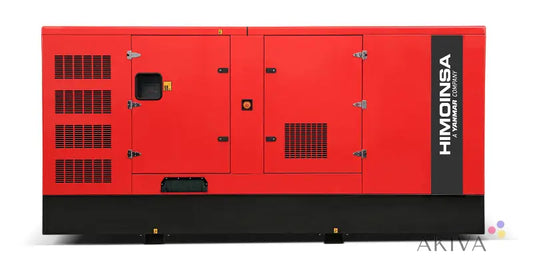 Red Himoinsa HFW-600-T5 400V 3-Phase Diesel Generator with 4-Pole Circuit Breaker