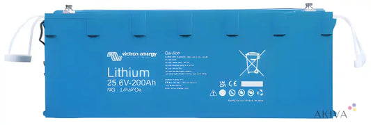 Blue LiFePO4 Battery 25.6V/200Ah NG, ideal for off-grid power solutions