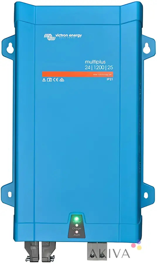 Blue Victron Energy MultiPlus 24/1200/25-16 230V inverter/charger for off-grid power solutions