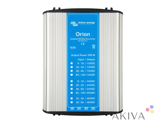 Victron Energy Orion 110/24-15A Isolated DC-DC Converter with LED indicators and aluminum casing