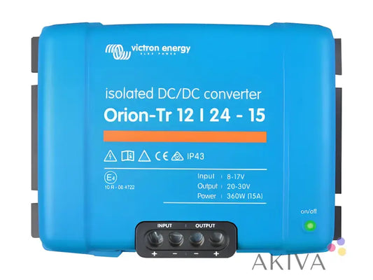 Blue Victron Energy Orion-Tr 12|24-15 Isolated DC-DC Converter with Terminals