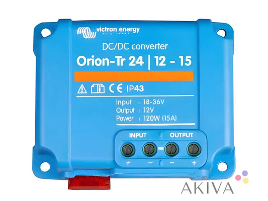 Blue Victron Energy Orion-Tr 24/12-15 DC-DC converter for off-grid power solutions