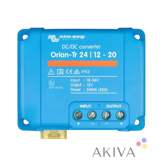 Blue Victron Energy Orion-Tr 24/12-20 DC/DC converter, isolated dc-dc converter, 12-20A