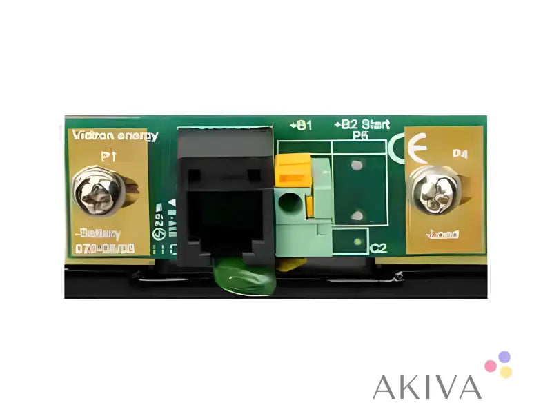 Circuit board with RJ45 network port for Shunt BMV 602S and two screw terminals