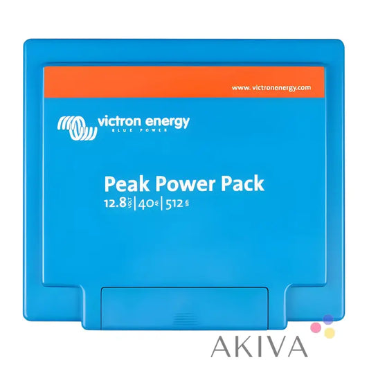 Victron Energy Peak Power Pack 12.8V/40Ah in bright blue with orange header