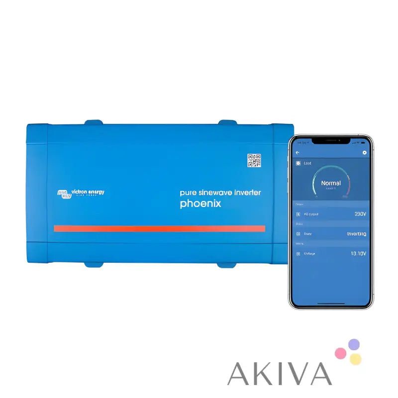 Blue Victron Phoenix Inverter 24/1200 230V VE.Direct IEC with smartphone monitoring capability