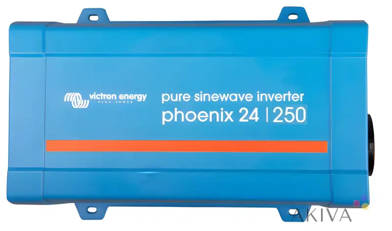 Blue Victron Energy Phoenix 24/250 inverter for off-grid power solutions with Direct Schuko