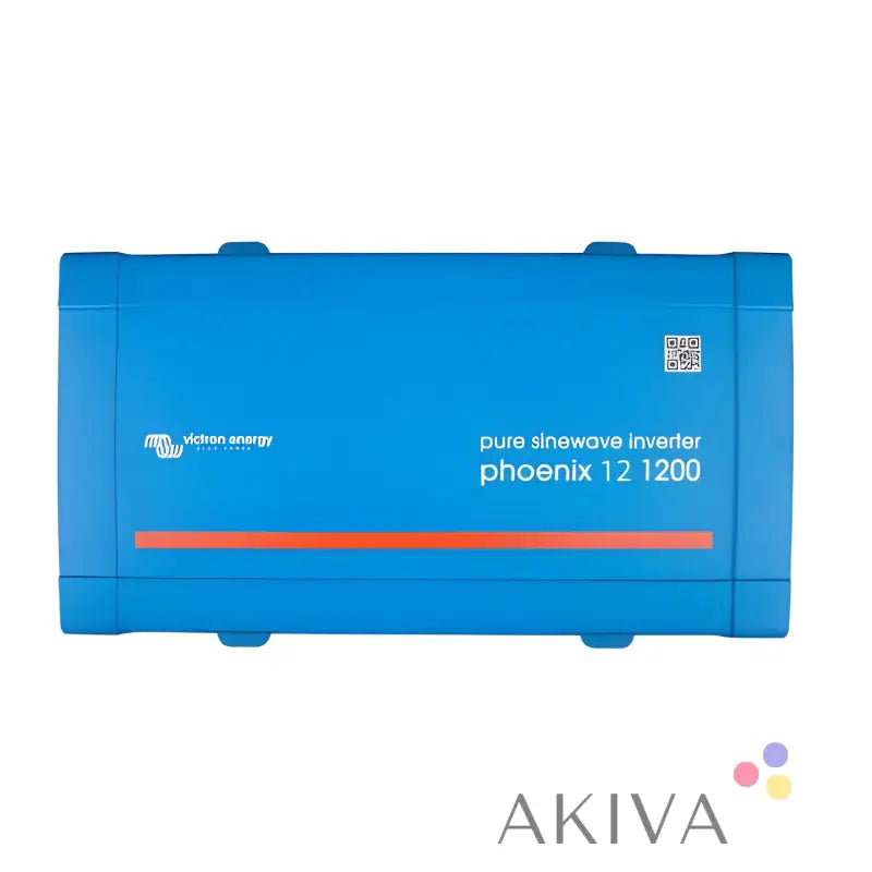 Blue Victron Phoenix Inverter 12/1200 pure sinewave for off-grid power solutions and VE.Direct IEC