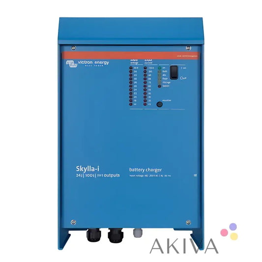 Blue Victron Energy Skylla-i 24/80(3) 230V battery charger for off-grid power solutions