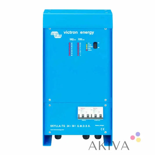 Blue Victron Energy power inverter for GMDSS 120-240V off-grid power solutions