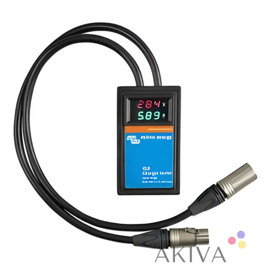 Digital DMX Tester with XLR connectors and LED display for XLR Charger Tester 8-80Vdc